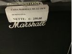 Cassa Marshall seminuova 150 w