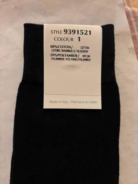 CALZE NUOVE DA UOMO LEGGERE FIRMATE ORIGINALI”KENZO”MADE IN ITALY IN COTONE - Foto 8