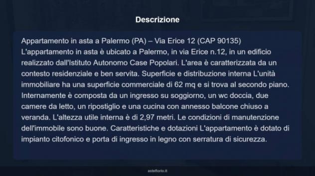 Immobile in asta di 62 m² in vendita a Palermo - Foto 17