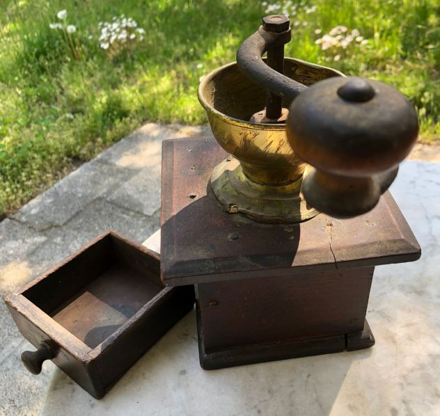 Macinino da caffè originale metà del 1800