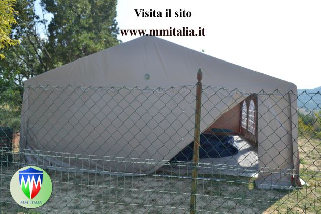 Tendoni per Eventi Pubblici 5 x 6 Mt, telo in pvc Ignifugo - Foto 8
