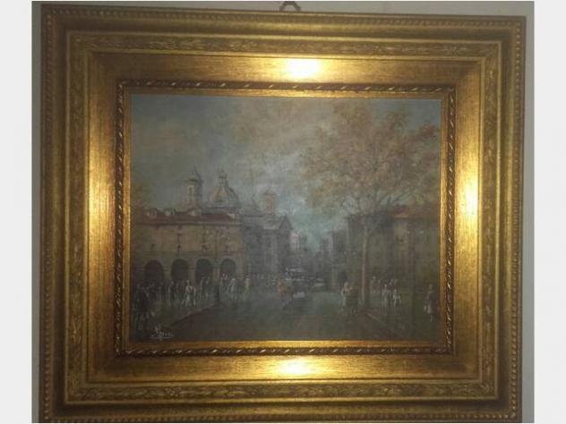 olio su tavola mdia