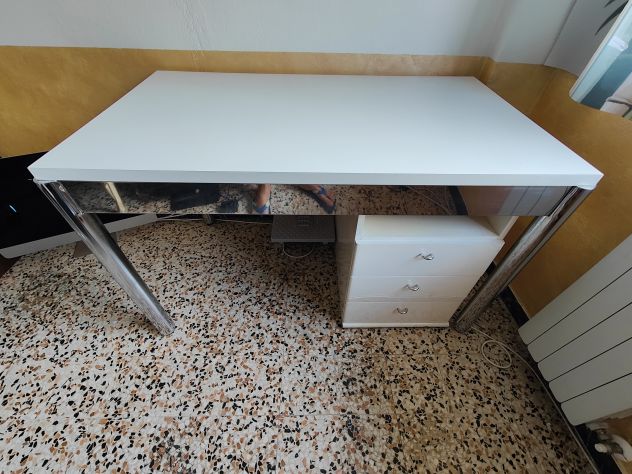 Tavolo in legno bianco stile moderno - Foto 2