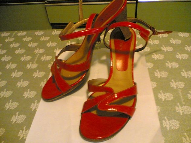 Scarpe, sandali in pelle, mis. 37, 38