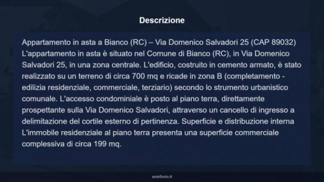 Immobile in asta di 199 m² in vendita a Bianco - Foto 9