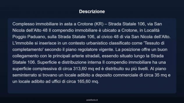 Immobile in asta di 313 m² in vendita a Crotone - Foto 3