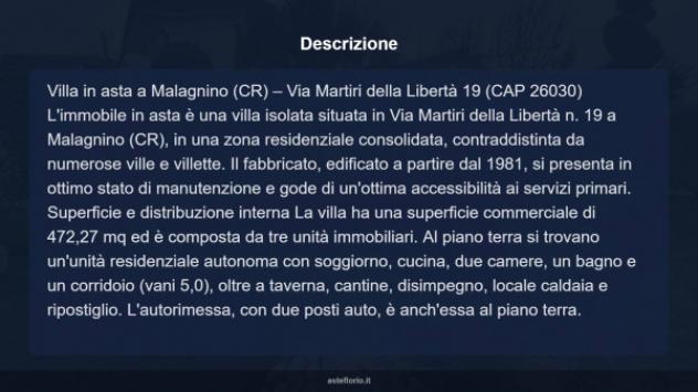 Immobile in asta di 472 m² con più di 5 locali e box auto doppio in vendita a Malagnino - Foto 10