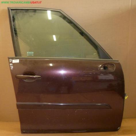 PORTA ANT.D. ROSSO AMMARANTO CITROEN C4 (B58) Picasso / GRAND C4 Picasso  Carrozzeria  Lamierati esterni  Porte  Porta ant. dx. CITROEN - C4 Picasso /