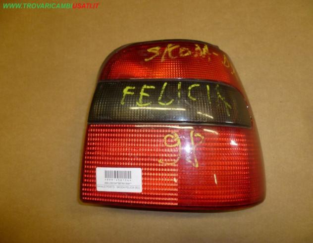 FANALE POST.D. SKODA FELICIA (6U) Parti elettriche Fanaleria Fanali Fanale post. sx. SKODA - FELICIA - 01-02-1995 - 01-02-1998, SKODA - FELICIA