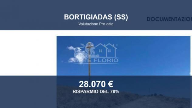 Immobile in asta di 71470 m² in vendita a Bortigiadas