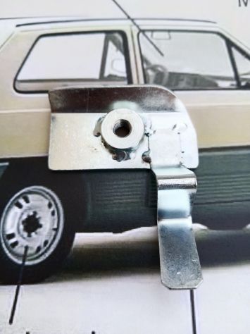 Staffe Fissaggio Barra Longitudinale Portapacchi Tetto | Fiat Panda 141 - Foto 6