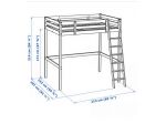 Vendo letto soppalco marca Ikea