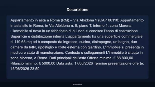 Immobile in asta di 119 m² in vendita a Roma - Foto 4