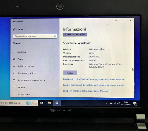 PORTATILE NETBOOK Packard Bell CAV60 Win 10 - Foto 3
