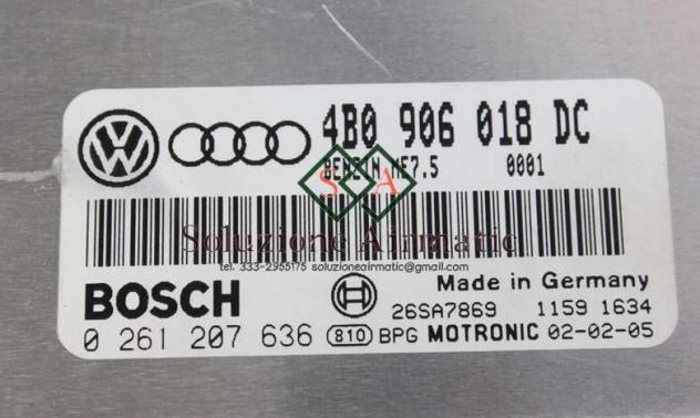 Audi A6 1.8 Turbo centralina motore 0261207636 - Foto 2