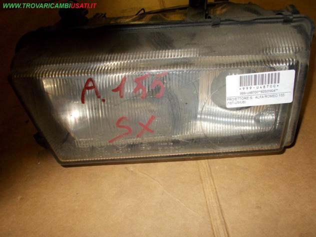 PROIETTORE S. ALFA ROMEO 155 (167-U5/U6)  Parti elettriche  Fanaleria  Proiettori  Proiettore ant. ALFA ROMEO - 155 - 01-02-1992 - 01-03-1995, ALFA RO