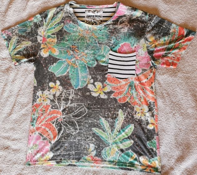Maglia t-shirt da uomo a lavorazione traforata Imperial