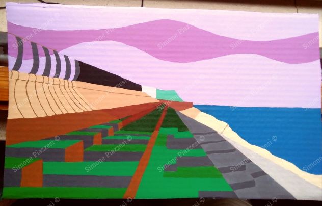 Quadro di Simone Piazzesi - BLACKPOOL (2022)