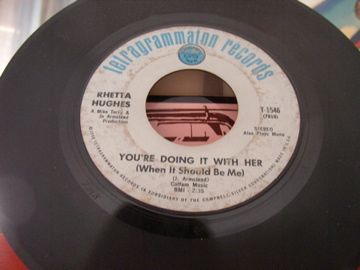 raro 45 giri soul = rhetta hughes = you're doing....