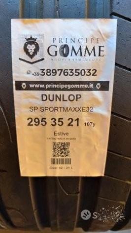 2 gomme 295 35 21 dunlop a92 - Foto 2