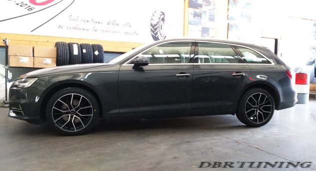 Cerchi lega 18 modello AVUS AF18 Black Polish AUDI - Foto 7