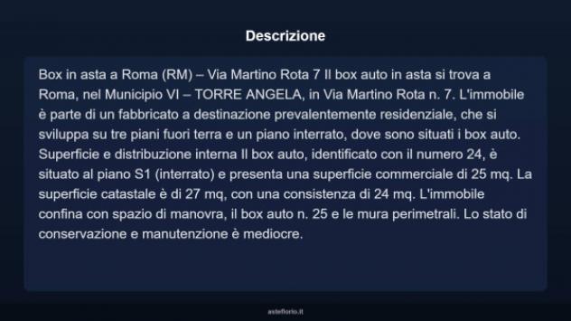 Immobile in asta di 25 m² in vendita a Roma - Foto 3