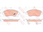 Trw Pattini Freno Opel Corsa C/Meriva (00-) 1.6 Gdb1570