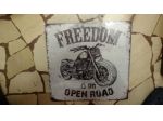 TARGA DA COLLEZIONE FREEDOM METALLO