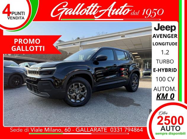 Jeep Avenger 1.2 Turbo 100 CV MHEV Longitude