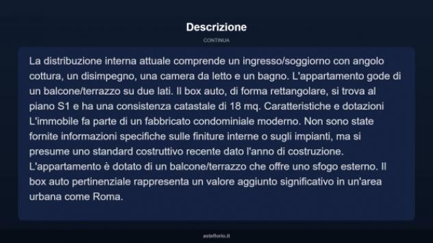 Immobile in asta di 64 m², box auto in vendita a Roma - Foto 5