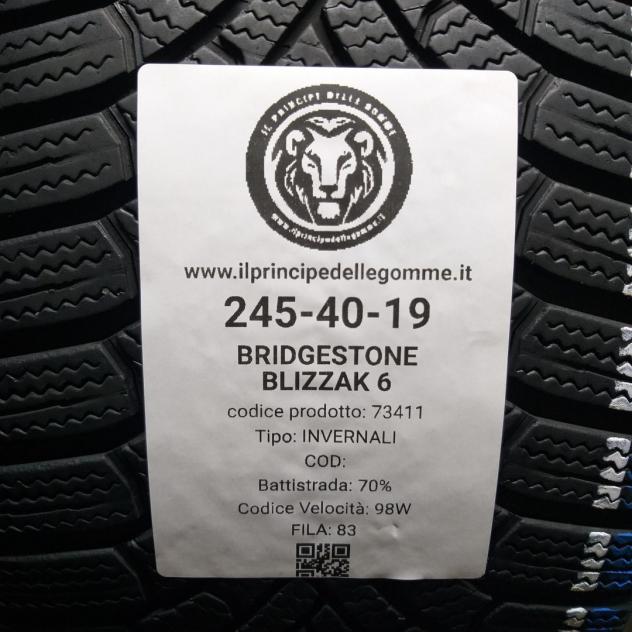 4 GOMME 245 40 19 BRIDGESTONE A73411 - Foto 2