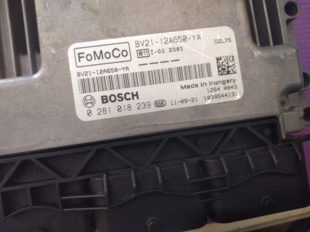 CENTRALINA MOTORE FORD FIESTA 1.4 TDCI BOSCH 0 281 018 239, 0281018239, FoMoCo B - Foto 2