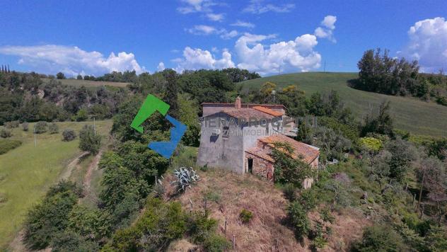 Splendido casale indipendente alle porte di Asciano, nelle crete senesi, Toscana. - Foto 14