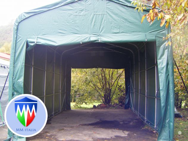 Tendoni Coperture Professionali 5 x 10 x 5,00 pvc Ignifugo MM Italia - Foto 10