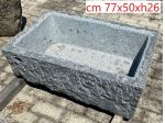 Lavandino lavello rustico in pietra granito mangiatoia