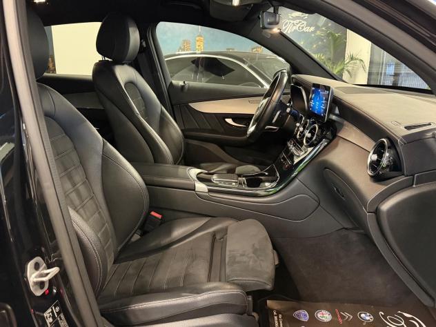 MERCEDES GLC 220D COUPE' 4MATIC PREMIUM 2.0 194CV PELLE NAVI CAM ANNO 2022 - Foto 9