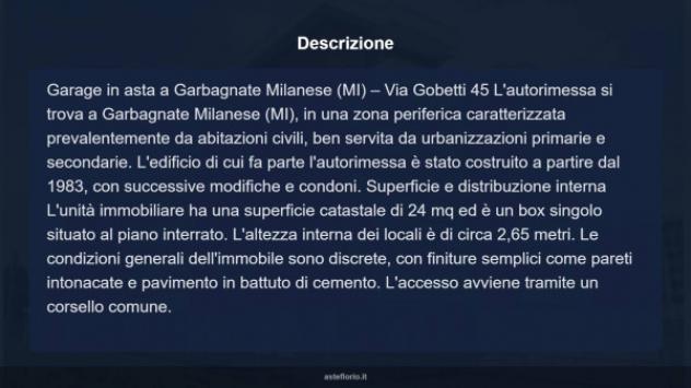 Immobile in asta di 24 m² in vendita a Garbagnate Milanese - Foto 10