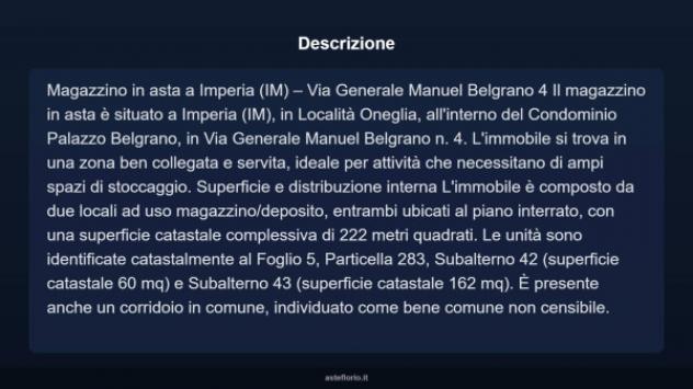 Immobile in asta di 222 m² in vendita a Imperia - Foto 3