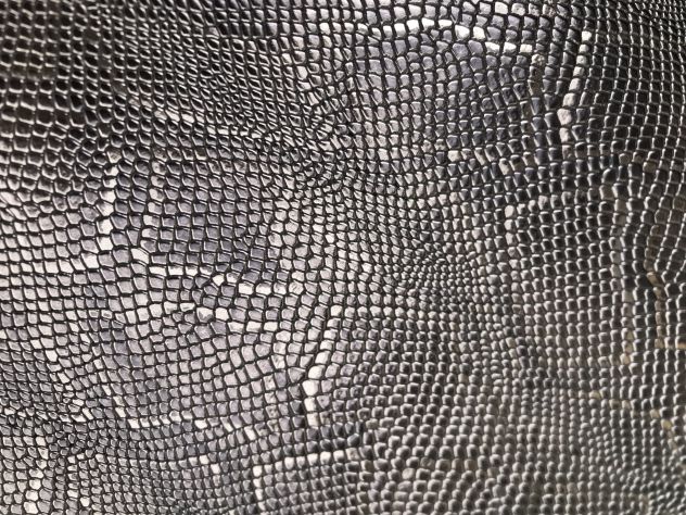 Pellame stampa pitone diamantato - Foto 8