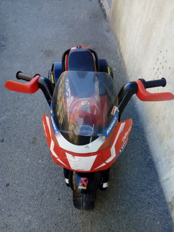 Moto Ducati 3 ruote elettrica Desmosedici Peg Perego completa di tutto - Foto 6