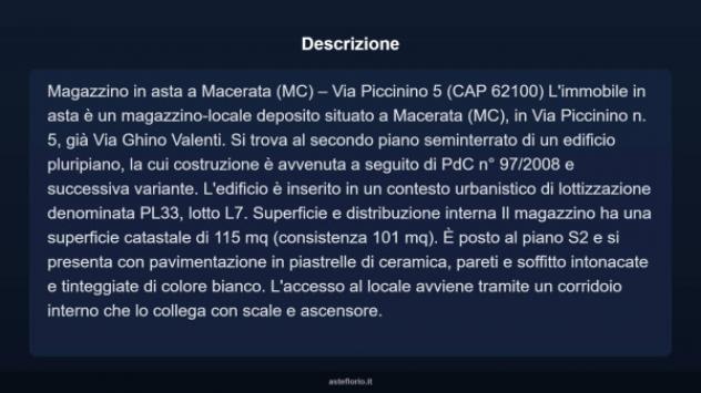 Immobile in asta di 115 m² in vendita a Macerata - Foto 4