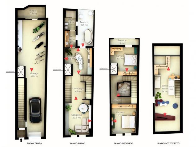 Soluzione indipendente con terrazzo e garage triplo nel cuore di Lugo - Foto 16