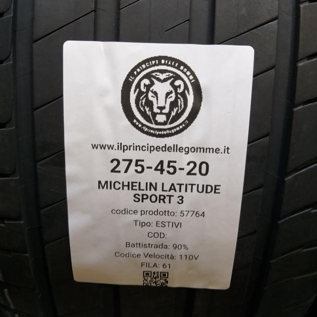 4 GOMME 275 45 20 MICHELIN A57764 - Foto 2