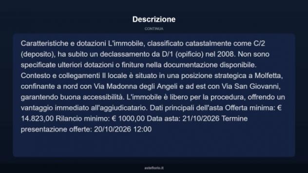 Immobile in asta di 102 m² in vendita a Molfetta - Foto 5
