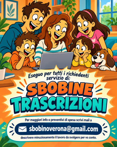 Sbobino e trascrivo il contenuto di registrazioni audio/video