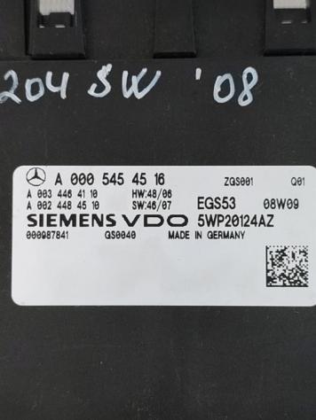 CENTRALINA CAMBIO MERCEDES Classe C Berlina W204 A0005454516 646811 diesel 2148 (07) - Foto 2
