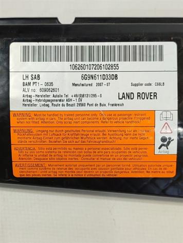AIRBAG SEDILE SINISTRO LAND ROVER Freelander 3° Serie 6G9N611D33DB 224DT (0611) - Foto 2