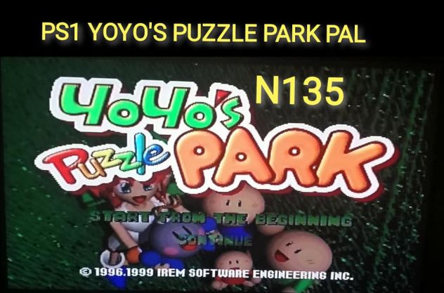 PS1 YOYO'S PUZZLE PARK RARO - Foto 3