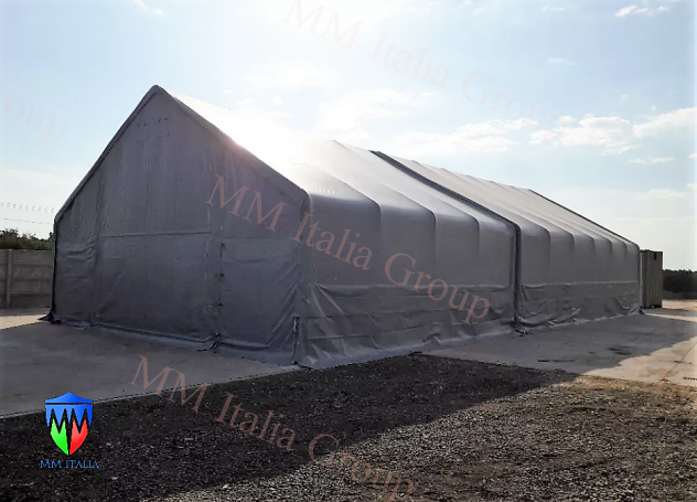 Tendoni per magazzino e deposito 9 x 40 x 5,38 mt a Latina - Foto 3
