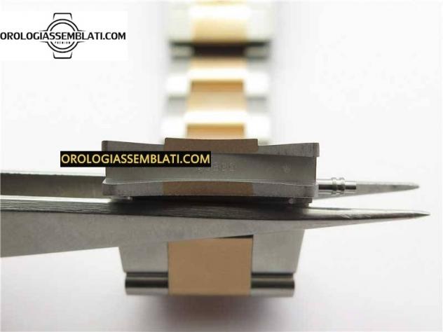 Replica Assemblata YACHT-MASTER 116621 QUADRANTE MARRONE BEST EDITION 1:1 SU BRACCIALE SS/RG SH3135 V2 - Foto 14